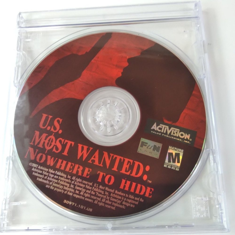 U.S. MOST WANTED‎ Nowhere to Hide Strategy Shooter Windows PC Game. No ma…